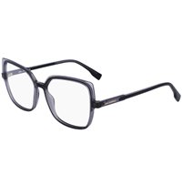 Montatura vista Karl Lagerfeld Donna KL6096 KL6096009 BLACK GREY55 - KL6096 KL6096009 BLACK GREY55